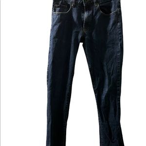 MENS RVCA DARK WASH JEANS